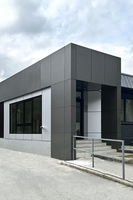 Feuille composite en aluminium Alucobond 3 mm de la série GS Geeshine au design moderne, antistatique, motif pierre marbre bois, légère