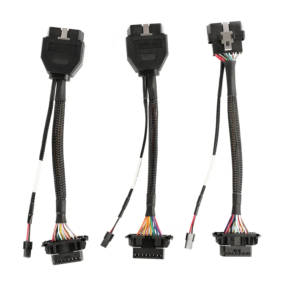 16 Pin Male To 6p 2-pin Female Cable With Honda Connector OBD 2 Separator Y