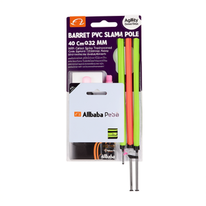 เสาฝึกซ้อมสลาลม PVC ยี่ห้อ Barret ขนาด 40 ซม. 32 มม. พร้อมปลายแหลมชุบสังกะสี อุปกรณ์ฝึกความคล่องตัว - Product Image 2
