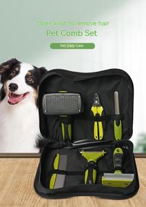Vendita calda kit per la cura degli animali domestici 6 strumenti pettine per la rimozione dei peli del cane all'ingrosso fabbrica pettine per cani spazzola per gatti pettine per animali domestici - Product Image 4
