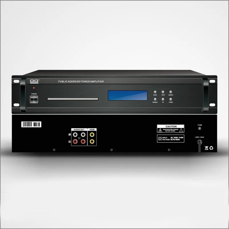 OEM ODM DVD Amplifier Audio Hitam 100V, VCD,CD, Pemutar MP3