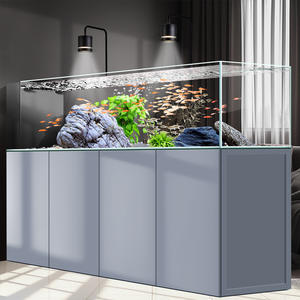 Randloze Rechthoek Luxe Super Helder Glas <span class=keywords><strong>Aquarium</strong></span> Tank Voor Zoet Water Vissen Ultra Stille Energiebesparing Woonkamer Decoratie - Product Image 3