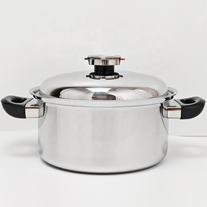 Grande marmite à soupe triplement en acier inoxydable 304 marmite à induction marmite à induction - Product Image 2