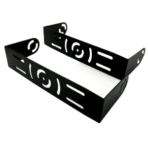 Support métallique pour <span class=keywords><strong>montage</strong></span> <span class=keywords><strong>de</strong></span> meubles, étagère flottante en Aluminium, laiton, acier inoxydable, OEM, produit - Product Image 4