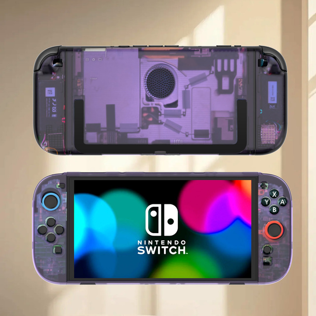 DIY Replacement Shell for Nintendo Switch 2 Full Set Rear Back Plate Controller Housing for Switch 2 Handheld Console & Joycon 2