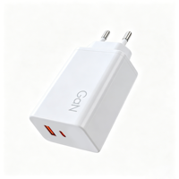 Chargeur mural USB-A Type C double port 20W 5V 3A 9V 2.25A 12V 1.8A avec prise EU de haute qualité pour téléphone portable et tablette
