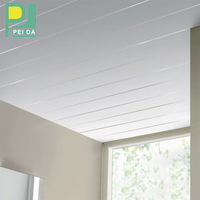 Panneau Mural ou de Plafond en PVC, Vinyle Plastique Flexible Type Soffite pour Salle de Bain