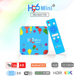 H96 mini h6 set-top box 4GB +128 GB Android 9,0 Smart HD Player 6K smart TV BOX enviaré un regalo mientras <span class=keywords><strong>la</strong></span> orden - Product Image 2