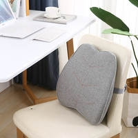 Coussin de soutien lombaire respirant et orthopédique en tricot pour chaise de bureau, correction de la posture et confort