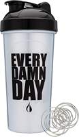 Bouteille shaker de protéines de salle de sport en plastique sans Bpa avec logo personnalisé en gros pour le fitness