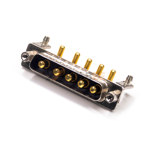 Conector D-Sub 5W5 Macho Equivalente, Enchufe 5W5P Combo, Conector D-Subminiatura de Alta Corriente para PCB de Accionamiento de <span class=keywords><strong>Motor</strong></span> Industrial - Product Image 1