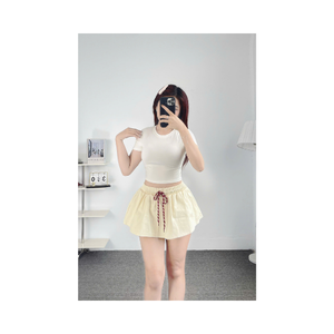 Best Selling Women’S Big Size <b>Skirt</b> – <b>Elastic</b> Waist Flared <b>Skirt</b> With Inner Shorts Many Sizes <b>Elastic</b> Waist Free Sample - Product Image 1