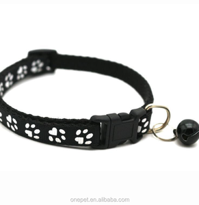 Molti colori riflettenti e regolabili colletto per gatti per animali domestici elegante stampa con zampa di design dei cartoni animati collo in Nylon - Product Image 3