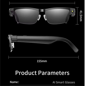 Gafas de Sol Inteligentes de Moda con Cámara de 8MP, 4GB de Memoria, Lentes con Cambio Automático de Color, WiFi, Traducción por IA, Gafas Polaroid para Hombre, Metálicas - Product Image 6