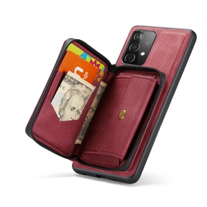 Funda con Diseño de Cremallera para Samsung Galaxy A12 A32 A42, Funda Trasera Magnética para Samsung Galaxy <span class=keywords><strong>A52</strong></span> A72 A51 <span class=keywords><strong>A71</strong></span> - Product Image 1