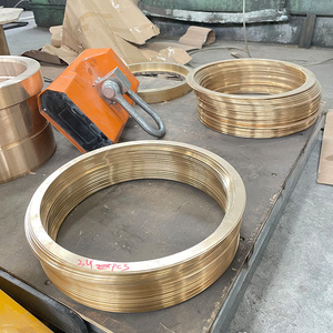 Bagues de tournage CNC de précision CuSn6Zn6Pb3 en <span class=keywords><strong>bronze</strong></span> autolubrifiant, pour usage industriel, avec fixation filetée - Product Image 4