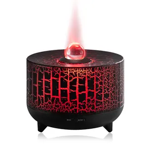 3D Color Flame Bead Aromatherapy Machine Humidifier Desktop Creative Air Humidifier