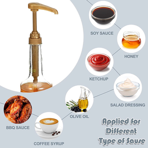 Bomba de sirope de café, bomba de sirope negro para botellas de <span class=keywords><strong>750</strong></span> ml, compatible con botella de bomba Torani, dasinci, Jordan - Product Image 6