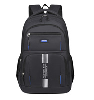 Mochila Escolar Oxford Negra 2026, Moderna y Resistente, con Diseño de Dibujos Animados, Impermeable, con USB, para Estudiantes de Primaria, de 20-39L, para Uso Diario