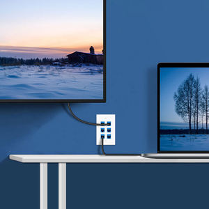 Pelat Stopkontak Dinding 0/1/2/<span class=keywords><strong>3</strong></span>/4/5/6 Port untuk Jack Keystone RJ45 dan Sisipan Modular Pelat Dinding Keystone Tipe US - Product Image 3