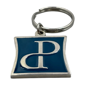Custom Design Fashion Iron Stamped Painted Soft Enamel Metal Keychains for Souvenirs, Advertising, Business & Promotional Gifts
