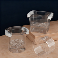 Nouvelle Boîte d'Incubation Flottante Améliorée pour l'Élevage de Poissons, Boîte d'Isolation pour l'Élevage en Aquarium, pour Œufs de Poisson, Alevins, Bébés Poissons, Écloserie