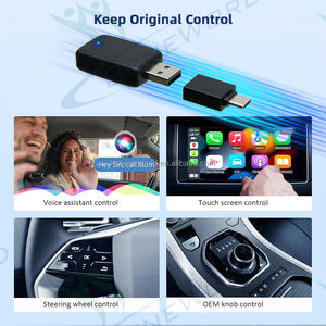 Updated 2 in 1 Wireless <b>Carplay</b> <b>Adapter</b> Android Auto for phone,Wireless <b>CarPlay</b> <b>Adapter</b> Wireless Plug and Play Auto Connection - Product Image 4