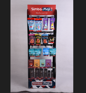 Piso Metal Supermercado Pet Food Snack Display Estantes - Product Image 1