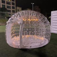 Dôme à bulles transparent gonflable pneumatique pour artistes avec château gonflable pour festivals et carnavals en plein air - Promotion exceptionnelle
