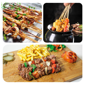 Brochettes en <span class=keywords><strong>bambou</strong></span> personnalisables avec logo, 20-25 cm, jetables, résistantes à la chaleur, pour outils de cuisson en extérieur - Product Image 3