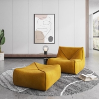 Nouveau Design 2025 – Canapé Chaise Longue Moderne de Haute Qualité à Compression, Lit Paresseux Convertible pour Villa, Salon, Loisirs et Fraîcheur