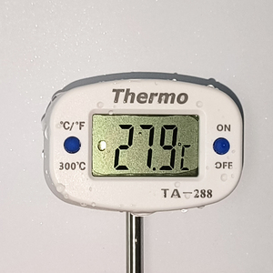 Termometer <span class=keywords><strong>digital</strong></span> memasak dapur, alat pengukur suhu dapur tahan air warna putih dan hitam BBQ - Product Image 5