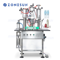 ZONESUN ZS-QW254 pulvérisation de peinture aérosol Semi-automatique, Machine de remplissage de gaz