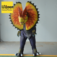 Prix d'usine – Nouveau modèle de Dilophosaure réaliste et attrayant, personnalisable, costume de dinosaure animatronique 3D pour scène