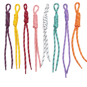 Wholesale Polyester Nylon Braided Lanyards in Various Colors DIY Rope Keychain Accessories for Car Key Chains and Bag Charms