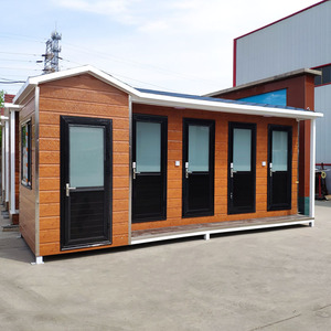 Toilettes portables en acier modernes et écologiques pour usage public - Product Image 1