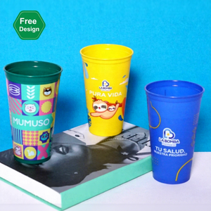 カラフルスタジアムカップカスタムロゴ再利用可能ドリンクフロストプラスチック22オンスカスタムスタジアムカップ結婚式イベントブランディングとプロモーション - Product Image 2