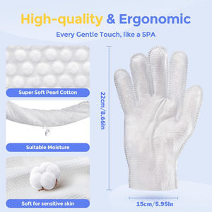 Gants de nettoyage <span class=keywords><strong>pour</strong></span> animaux de compagnie jetables sans rinçage hypoallergéniques Lingettes de bain <span class=keywords><strong>pour</strong></span> chiens et chats - Product Image 6