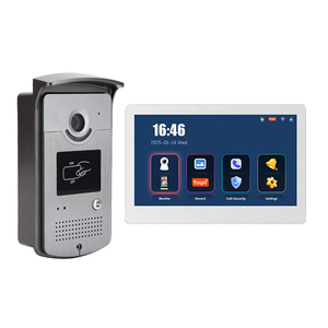 Vente flash : Interphone vidéo filaire avec écran tactile de 7 pouces, 1080p, interphone vidéo avec caméra AHD pour villa et maison - Product Image 4