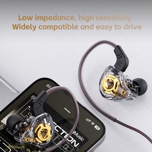Nouveaux écouteurs intra-auriculaires filaires QKZ AK6 SRS à transducteur dynamique <span class=keywords><strong>avec</strong></span> microphone pour la musique et le gaming, <span class=keywords><strong>casque</strong></span> audiophile 3,5 mm - Product Image 6