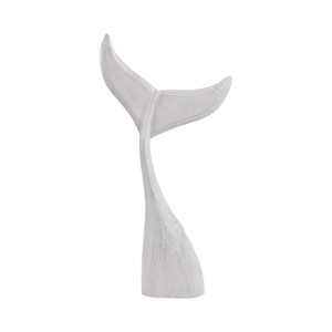 Escultura Decorativa de Cola de Ballena de Madera, Gran Estatua Inspirada en el Océano para Decoración de Hogar, Oficina o Baño - Product Image 4
