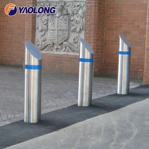 Customized Stainless Steel Bollard Pole Easy To Removal Traffic Bollards