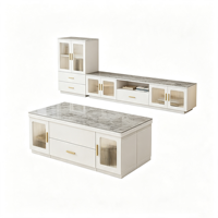 Table basse relevable moderne 2-en-1 pliable et mobile, table à manger multifonctionnelle pour la maison et le salon, personnalisable OEM ODM