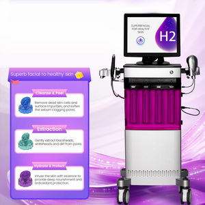 नए ग्राहक छूट हाइड्रा डर्मैबेशन त्वचा सौंदर्य उपकरण मशीन/हाइड्रो सफाई त्वचा देखभाल H2o2 स्पा फेशियल मशीन - Product Image 2