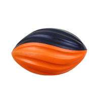Ballon anti-stress en mousse PU personnalisé avec logo, spirale, football américain, jouet rebondissant, vente en gros