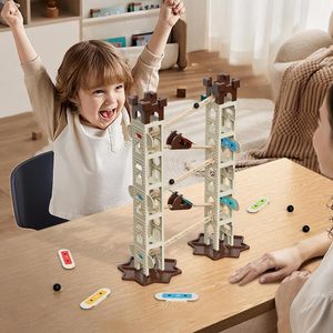 Canicas musicales para niños con pilares musicales, juego de carreras de laberinto de mármol, juguetes de bloques de construcción, juguete creativo STEM - Product Image 5