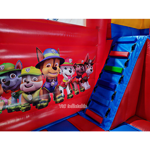 Castello Gonfiabile Professionale Paw Patrol con Scivolo in PVC Resistente per Noleggio Feste per Bambini - Product Image 6