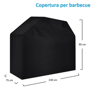 Copertura per barbecue 130x75x90 cm in tessuto Oxford impermeabile per protezione esterna - Product Image 2