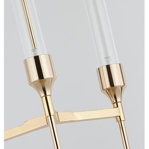 Lustre en <span class=keywords><strong>tube</strong></span> de verre fait main de style nordique moderne et simple, décoration de luxe, luminaire suspendu pour la maison, le salon, l'hôtel - Product Image 5