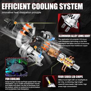 H7 LED 360 luz 4 lados CSP Chips 12V 6500K luz blanca LED H7 Mini lámpara faro bombilla H7 LED Canbus 60W para coche - Product Image 5